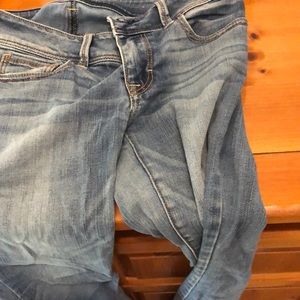 American eagle short kick boot jeans